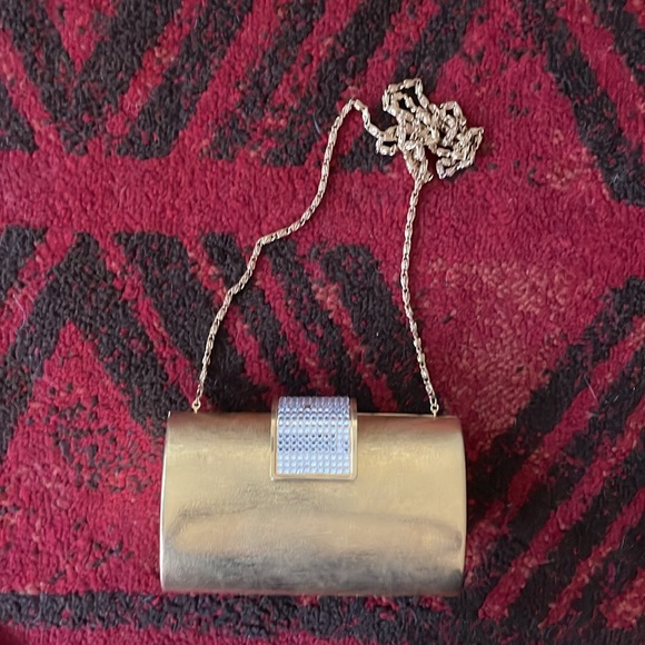 Vintage Gold Clutch Box Purse from Nordstrom - Picture 10 of 13